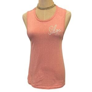 MAGNOLIA Silos Texas Garden, Bakery, Market Peach Tank Top Tee XS